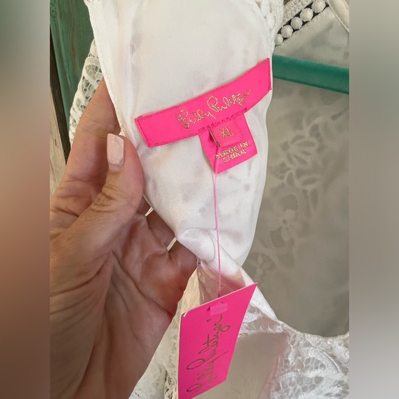 NWT Lilly Pulitzer Averi Top, Sz XL - Picture 6 of 9